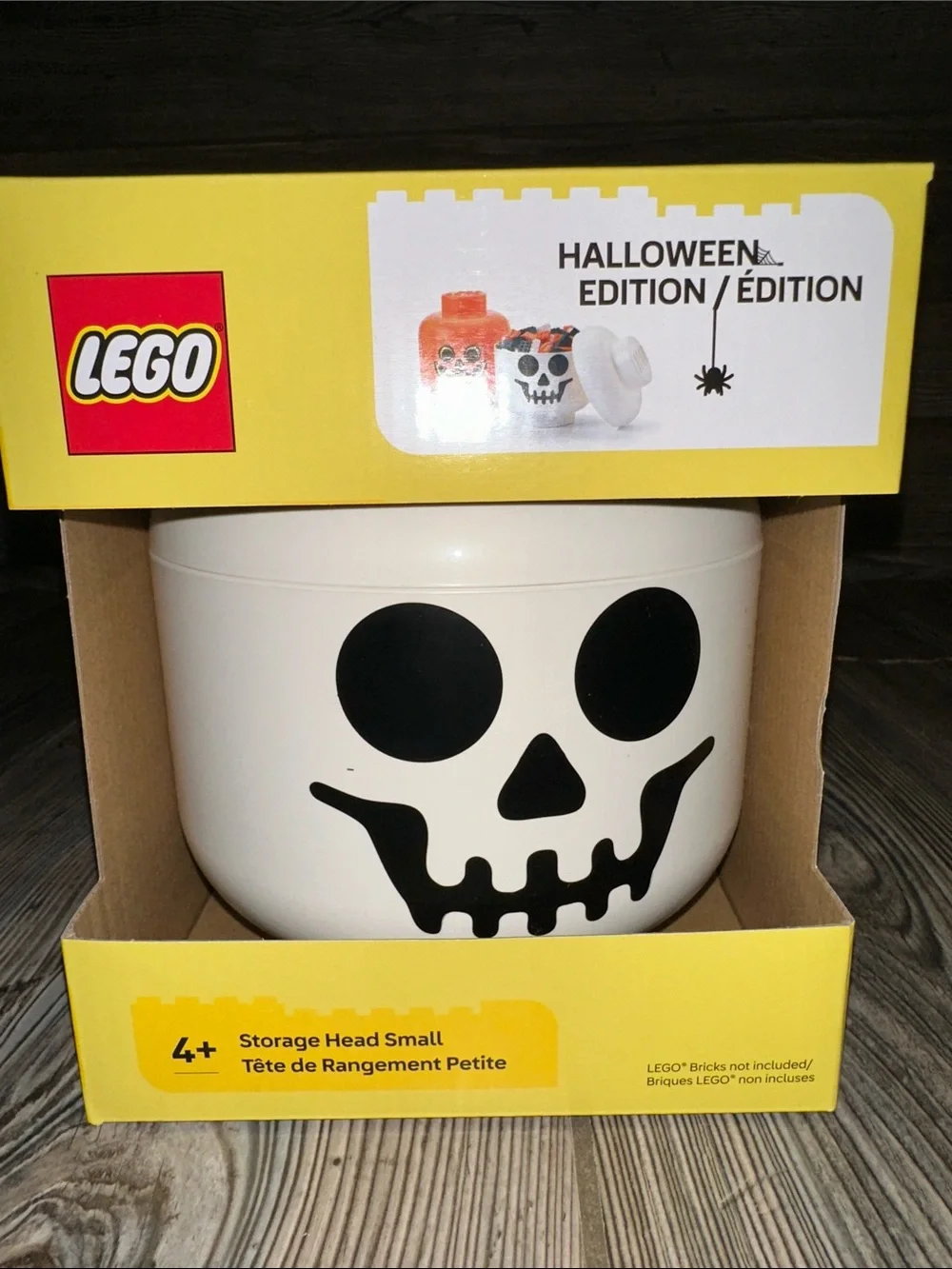 NEW LEGO Storage Head – Small, Skeleton Halloween Edition